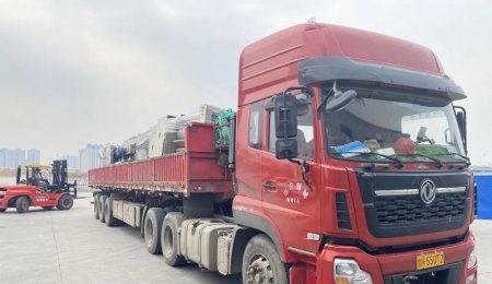 海科佳首套掛面主機(jī)研發(fā)產(chǎn)品完成試機(jī)使命，光榮返崗！